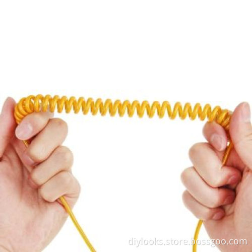 USB Data Transfer Charge Coiled Cable